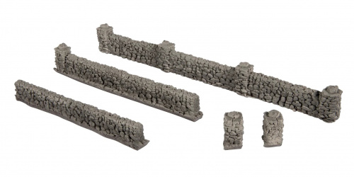 Preview: NOCH 58281 H0 Mauern aus Basalt, 104cm