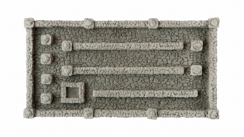 NOCH 58281 H0 Mauern aus Basalt, 104cm