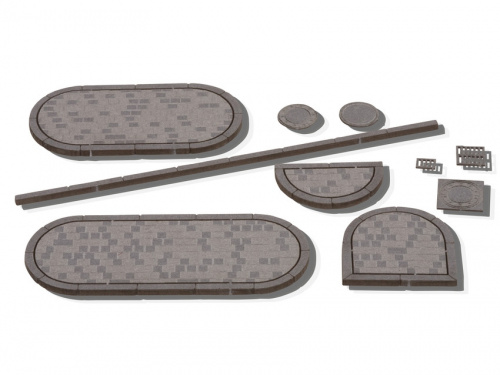 Preview: NOCH 60525 H0 Straßen-Deko-Set