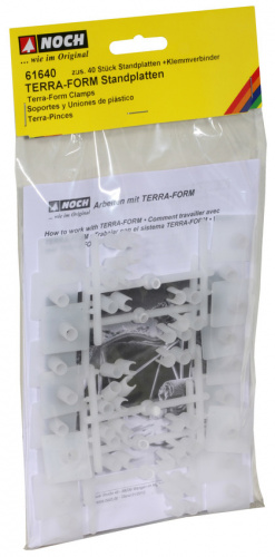 NOCH 61640 TERRA-FORM Standplatten (40 Teile)