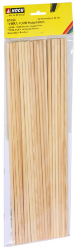 NOCH 61650 TERRA-FORM Holzstreben (35 Stück)