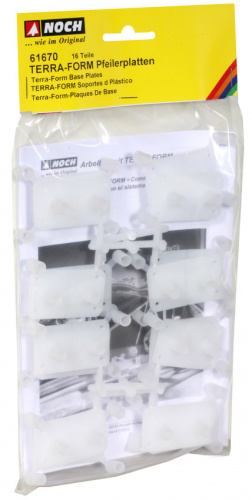 NOCH 61670 TERRA-FORM Pfeiler-Platten (16 Stück)