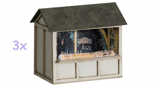 NOCH 66412 H0 LC Weihnachtsmarktbuden