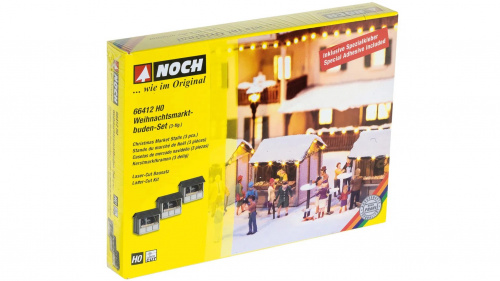 NOCH 66412 H0 LC Weihnachtsmarktbuden