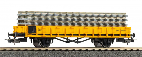 PIKO 27734 Niederbordwagen mit Betonschwellen, RLF