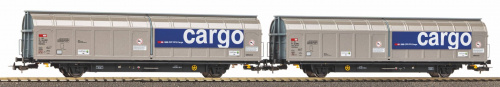 PIKO 28309 2-tlg. Set Schiebewandwagen Habbillnss, »Cargo«