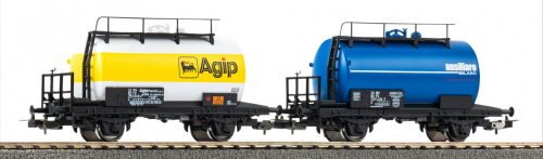 PIKO 28330 2-tlg. Set Kesselwagen, »Agip & ausiliare Milano«, FS