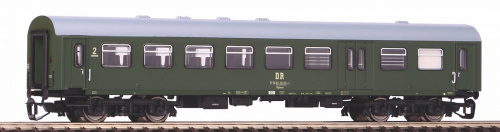 PIKO 47611 TT Rekowagen 2. Klasse mit Gepäckabteil, DR