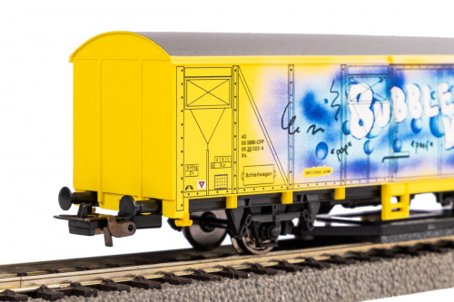 PIKO 54309 H0 Schienenreinigungswagen mit Graffiti, SBB