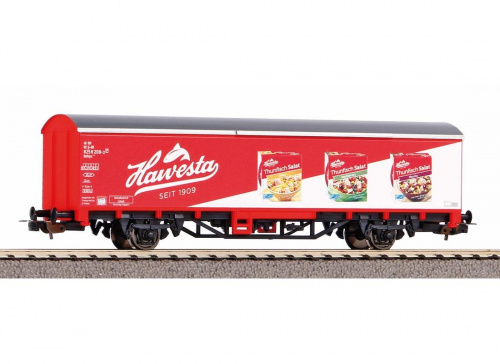 PIKO 58781 H0 Gedeckter Güterwagen »Hawesta-Fisch«, DB-AG