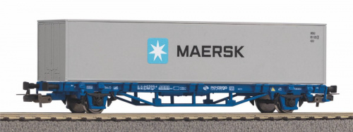 PIKO 97162 H0 Containertragwagen Lgs579 »Maersk«, PKP Cargo