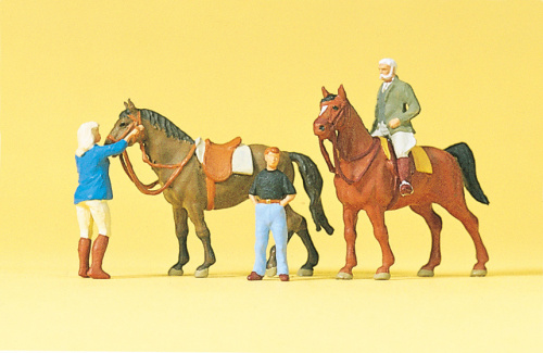 Preiser 10503 H0 Auf dem Reiterhof