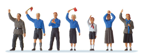 Preiser 10593 H0 FDJ, Junge Pioniere