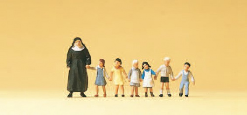 Preiser 75029 TT Nonne mit Kinder