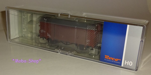 Preview: ROCO H0 gedeckter Güterwagen "Halle", DR (aus 41364)