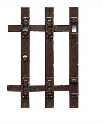 ROCO 42600 H0-Endstück für Flexgleis 42400, Holz (12 Stück)