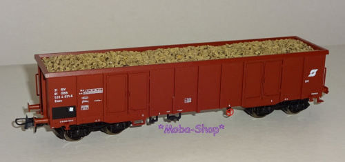 ROCO offener Güterwagen Eaos mit Rübenbeladung, ÖBB (aus 51291)