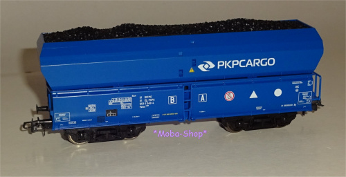 ROCO Selbstentladerwagen mit Kohlebeladung, PKP-Cargo (aus 51342)