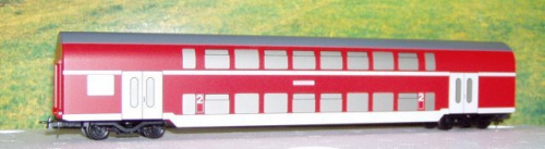 ROCO 54500 H0 2.Kl. Doppelstockwagen rot DB (einfach)