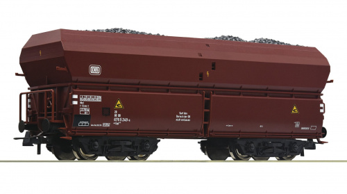 ROCO 56332 H0 Selbstentladewagen mit Kohlebeladung, DB