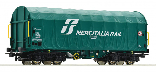 ROCO 76449 H0 Schiebeplanenwagen, »Mercitalia Rail«, FS