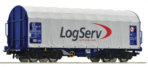 ROCO 76451 H0 Schiebeplanenwagen, LogServ