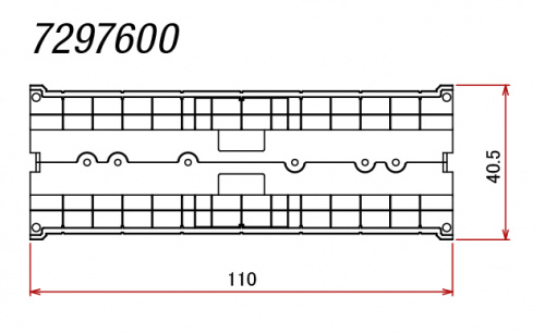 Rokuhan S010 (NOCH 97600) Z Viadukt, 1-gleisig, gerade 110mm