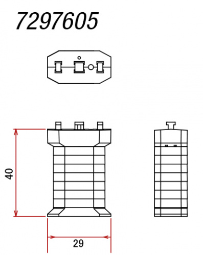 Preview: Rokuhan S018 (NOCH 97605) Z Brückenpfeiler-Set, 6 Stück
