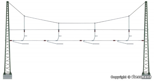 Viessmann 4163 H0 Quertragwerk über 4 Gleise