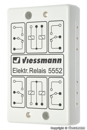 Viessmann 5552 Elektrisches Relais 2x2UM