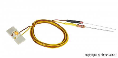 Viessmann 6047 Etageninnenbeleuchtung 1 LED, gelb, (10 Stück)