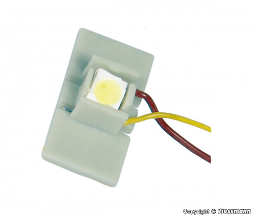 Viessmann 6047 Etageninnenbeleuchtung 1 LED, gelb, (10 Stück)