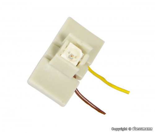 Viessmann 6048 Etageninnenbeleuchtung 1 LED, kaltweiß, (10 Stück)
