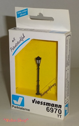 Viessmann 6970 TT Parklaterne schwarz, Glühlampe