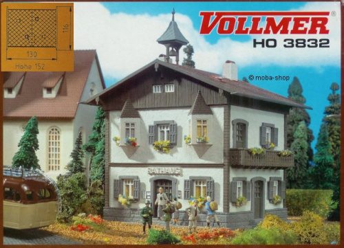 Vollmer 3832 H0 Rathaus
