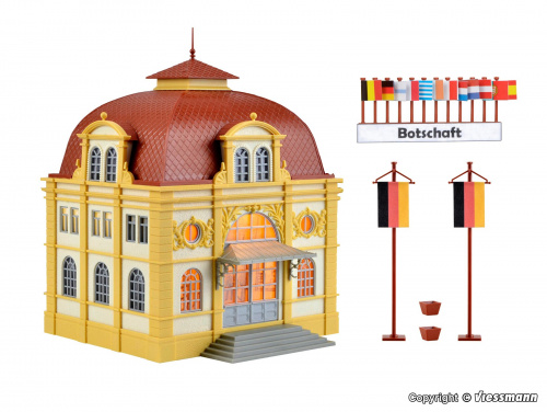 Vollmer 42004 H0 Botschaftsgebäude