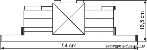 Vollmer 43451 H0 Bahnhof Kulmbach