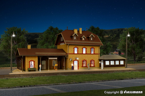Preview: Vollmer 43520 H0 Bahnhof Benediktbeuern