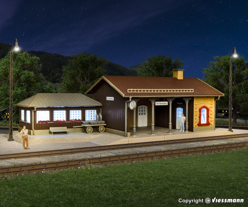 Preview: Vollmer 43525 H0 Bahnstation Schönwies