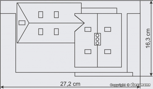 Vollmer 43530 H0 Bahnhof Reith