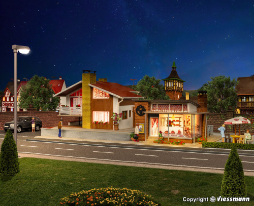 Vollmer 43724 H0 Wohnhaus und Konditorei