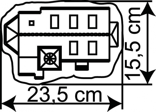 Vollmer 43769 H0 Dorfkirche Ditzingen