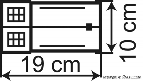 Vollmer 45599 H0 Reparaturwerkstatt Pfizis Garage mit Tankstelle