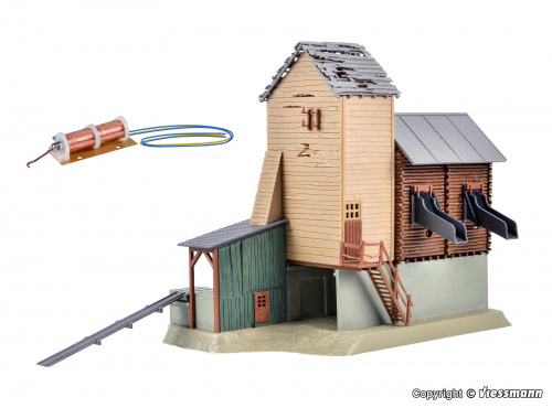 Vollmer 45723 H0 Kieswerk mit angetriebenen Verschlussklappen