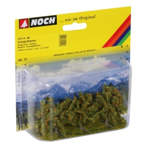 Preview: NOCH 25114 H0/TT/N Orangenbäume, 3 Stück