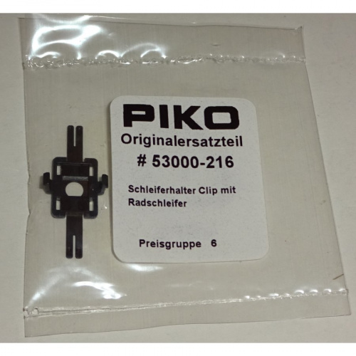 PIKO 53000-216 Schleiferhalter-Clip mit Radschleifer