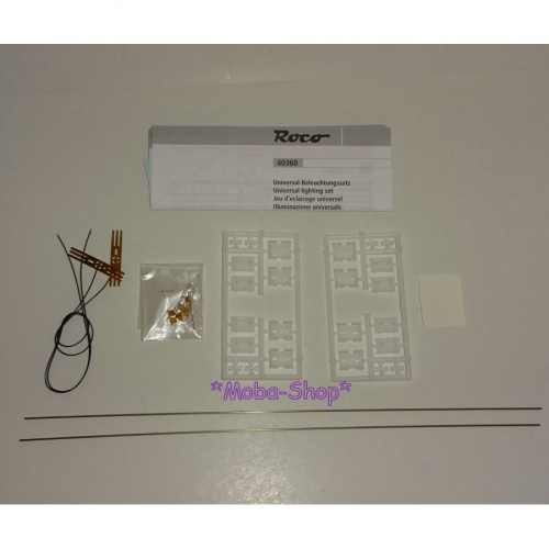 ROCO 40360 Beleuchtungssatz für 4-achsige H0-Wagen
