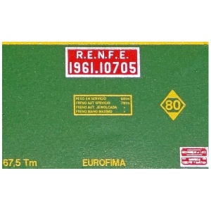 Preview: ROCO H0 Diesellok D.307, RENFE (Lok aus 51305)