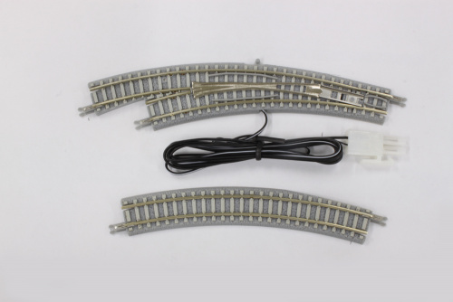 Rokuhan R057 (Noch 97057) Z Bogenweiche links R195/220 30°, Betonschwellen