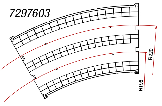thumbnail image 2 of Rokuhan R022 Left Switch – Z Scale Electric Turnout Left R127 26°, Japan Import 2 of 6